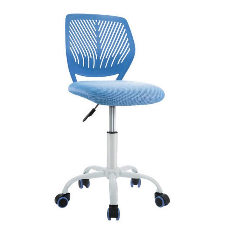 Adjustable Office Task Desk Armless Chair