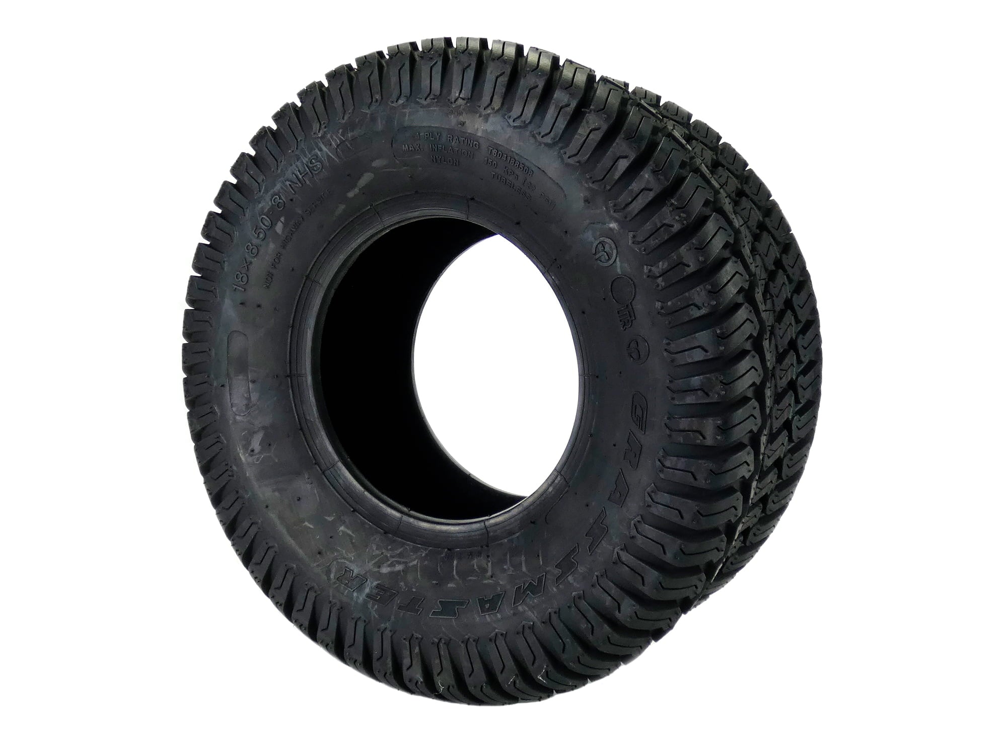 (1) OTR 18x8.50-8 Grassmaster Tire for Hustler Raptor 42