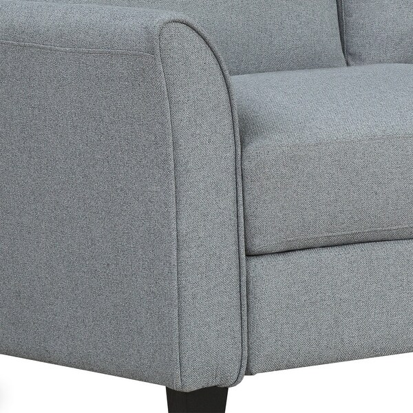 3-Seat Sofa Living Room Linen Fabric Sofa