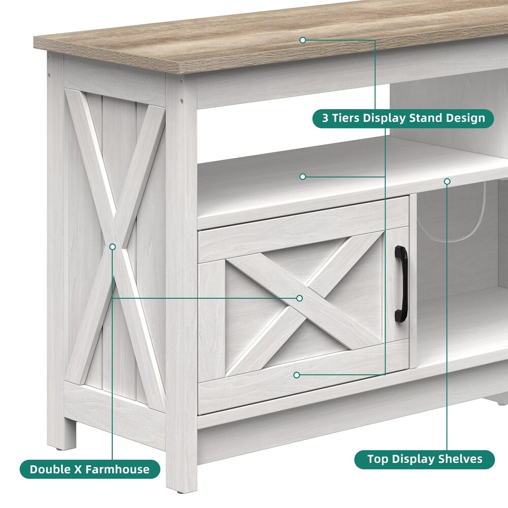 Farmhouse TV Stand for up to 65\