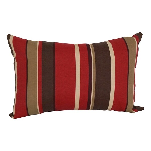 19-inch by 11-inch Outdoor Throw Pillows (Set of 2， Multiple Patterns) - 19 x 11