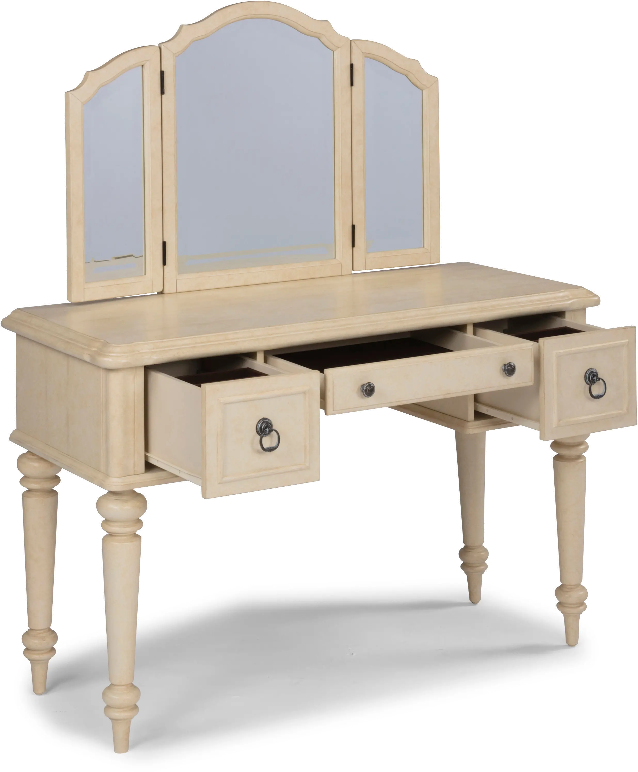 Provence Antiqued White Vanity