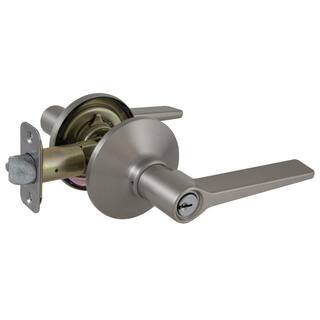 Defiant Freedom Satin Nickel Keyed Entry Door Lever 32LEX200B