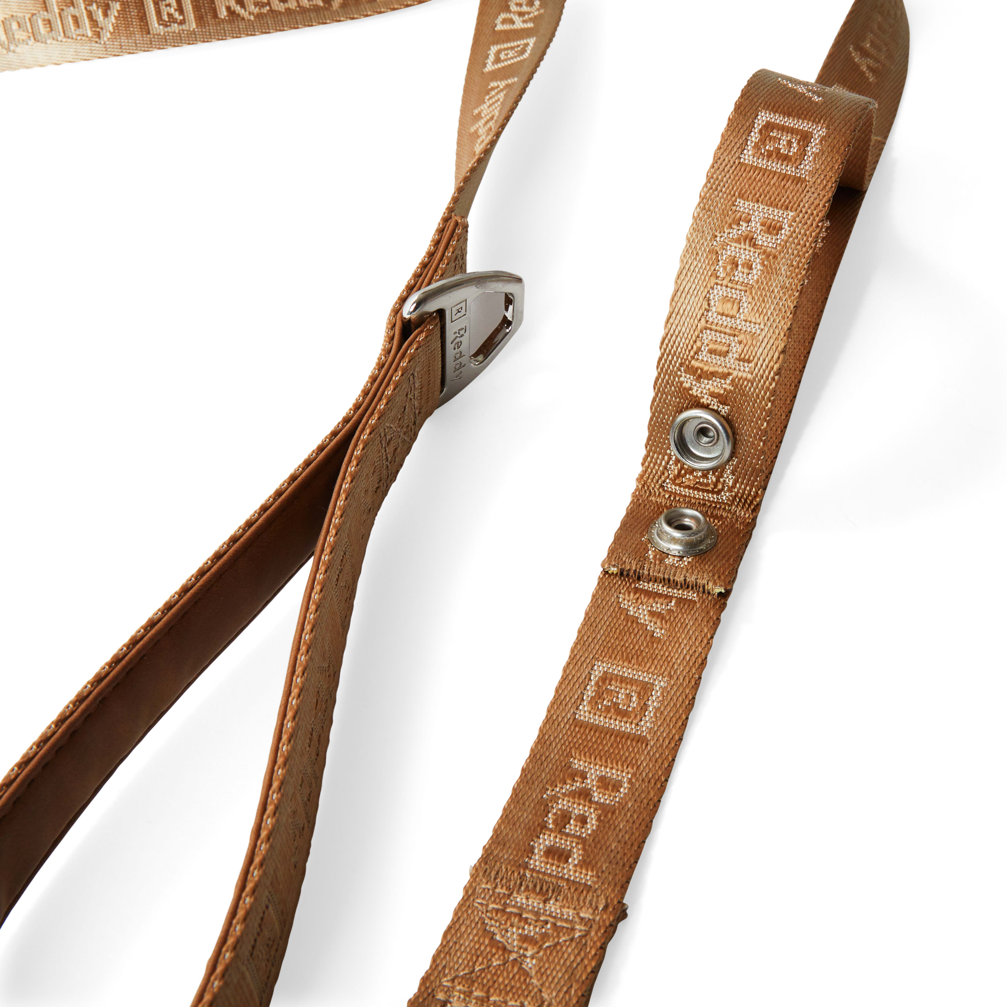 REDDY Tan Jacquard Dog Leash， 6 ft.