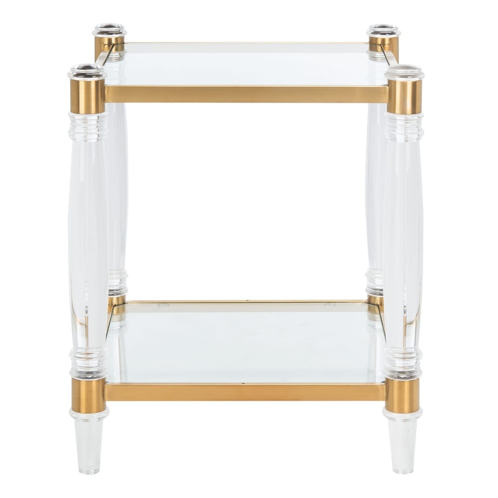 SAFAVIEH Couture Isabelle Acrylic Accent Table   20\