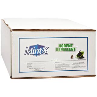 Mint-X 60 Gal. 38 in. x 58 in. 1.3 Mil Clear Rodent Repellent Trash Bags (100-Count) MX3858XHC