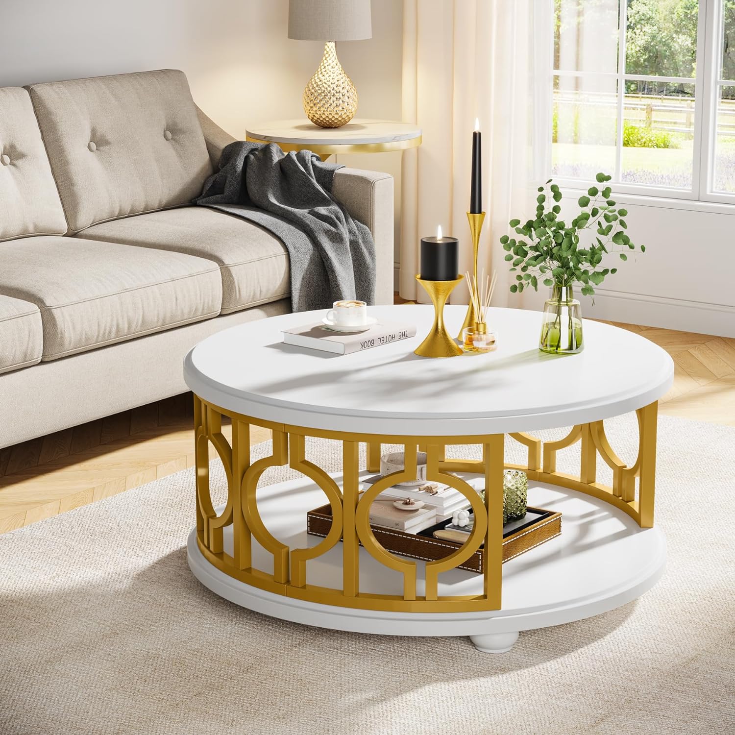 2-Tier Coffee Table, 31.5