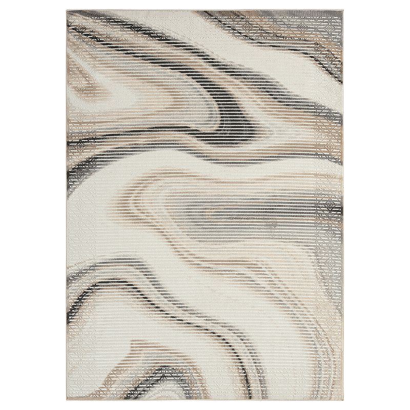 VCNY Home Charisma Myron Abstract Marble Low Pile Area Rug