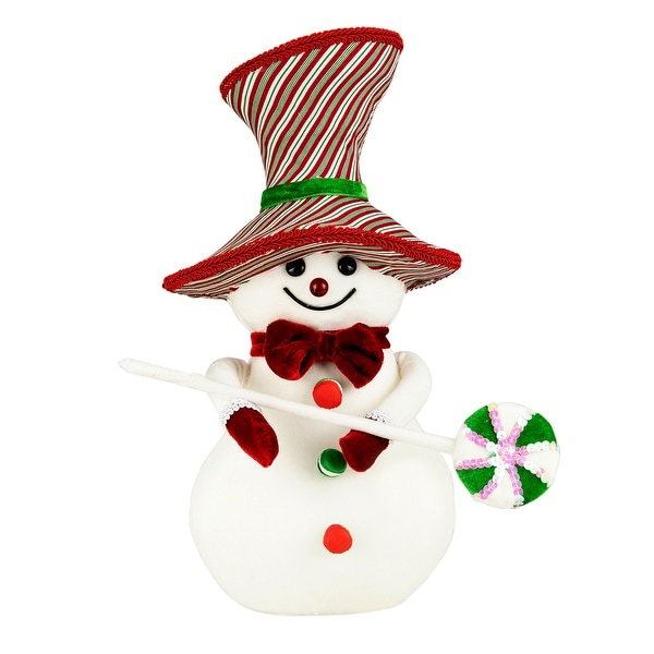 15 Snowman with Lollipop Christmas Decoration