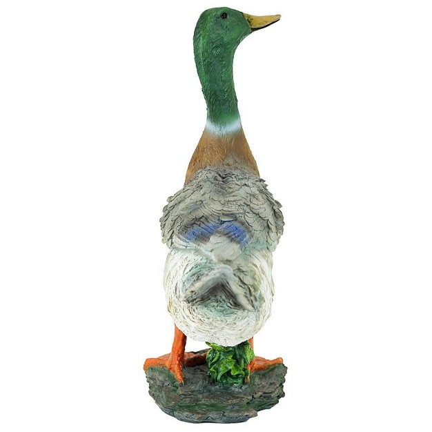 Design Toscano Mallard Duck Statue Multicolored