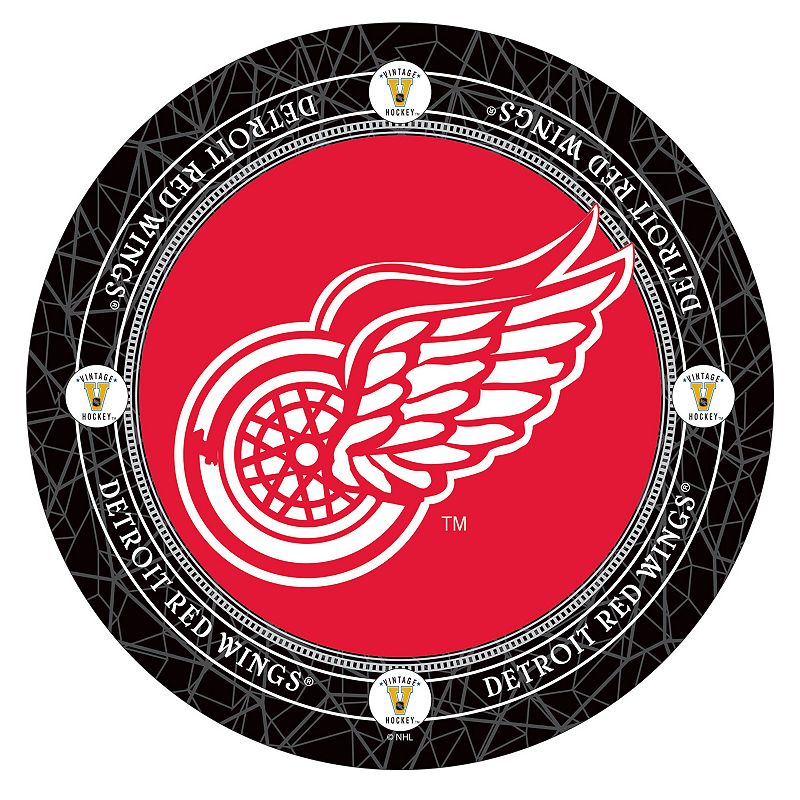 Detroit Red Wings Chrome Pub Table