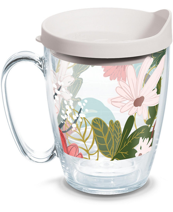 Tervis Tumbler Tervis Mellow Floral Made in USA Double Walled  Insulated Tumbler Travel Cup Keeps Drinks Cold and Hot 16oz - Mug Classic