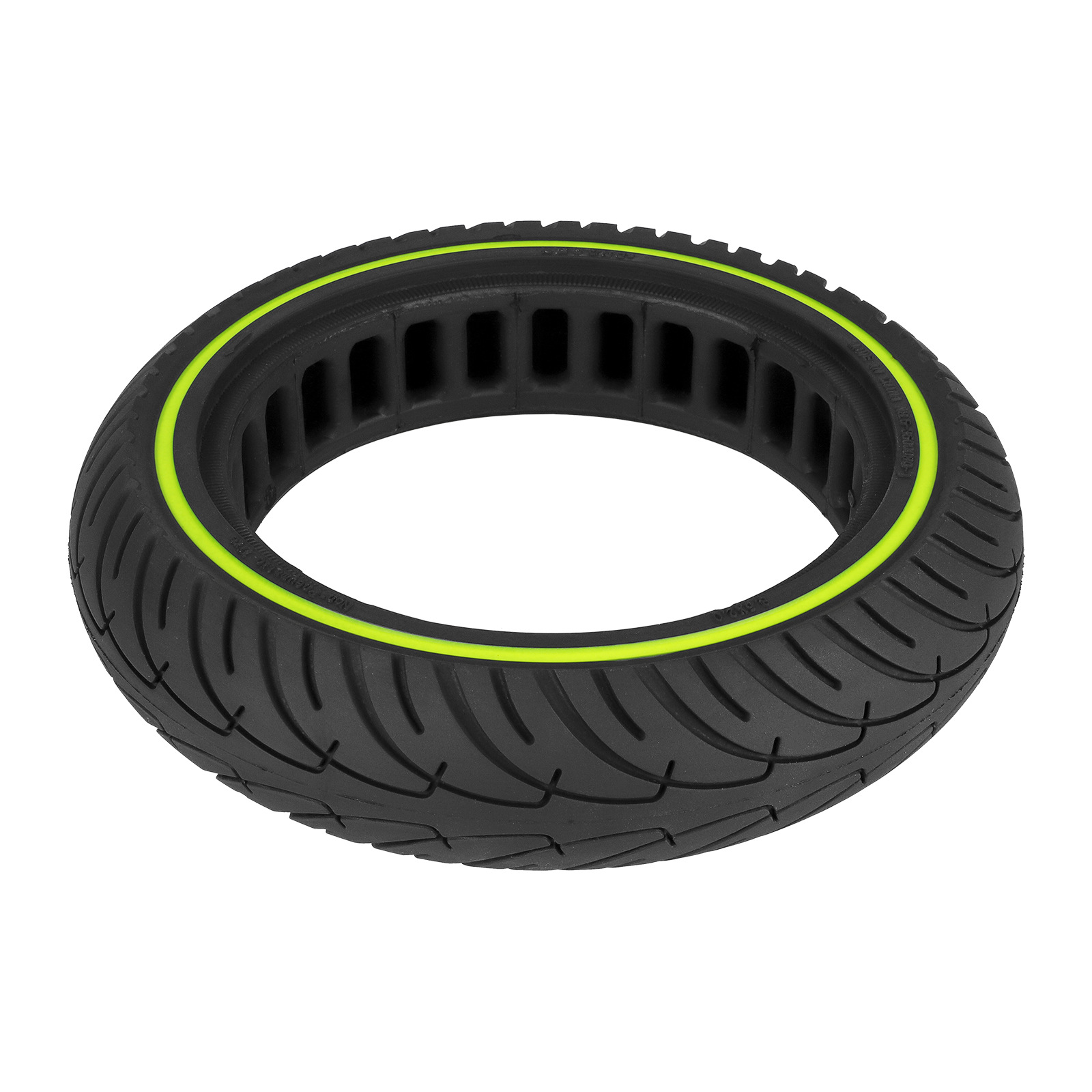 M365 electric scooter general 8 1/2X2 explosion proof tire 8.5 inch fluorescent green line inner hole wear resistant solid tire