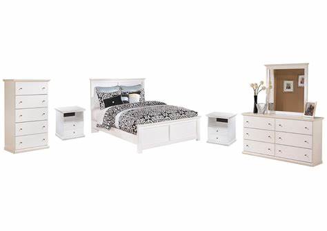 Bostwick Shoals King Bed with Dresser, Mirror, Chest and 2 Nightstands