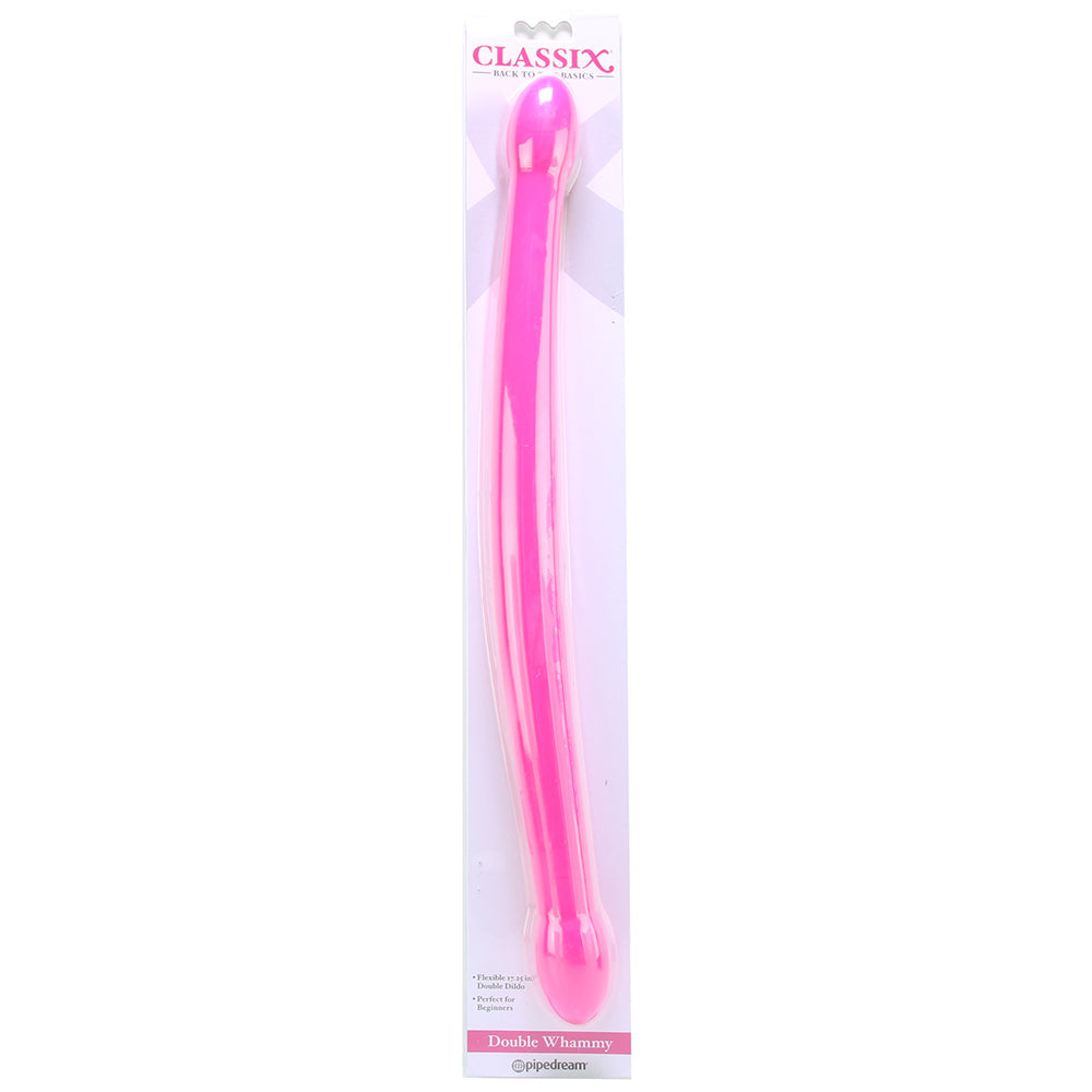 Classix Double Whammy Dildo in Pink