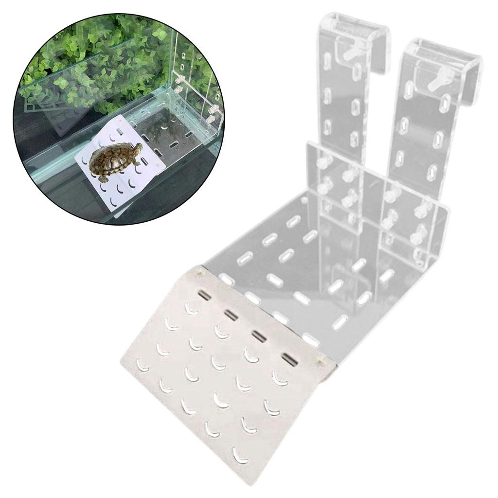 Turtle Basking Platform Climbing Reptile Turtles Dock Frog Tortoise 12x17.5cm