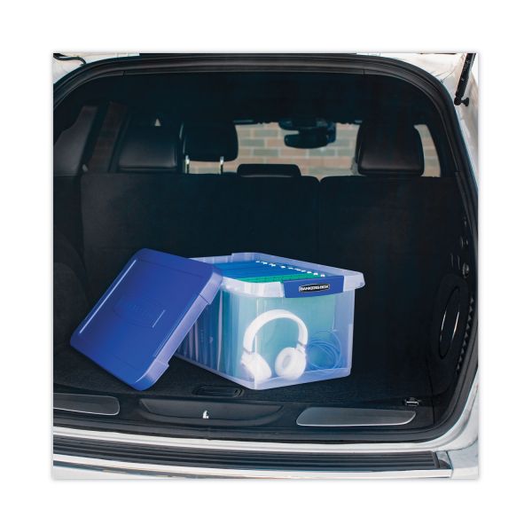 Bankers Box Latch Lid Storage Bin， 22.38