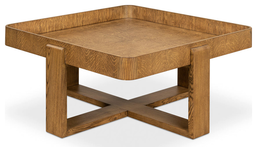 Grand Traytop Cocktal Table Heather Gray   Modern   Coffee Tables   by Sideboards and Things  Houzz