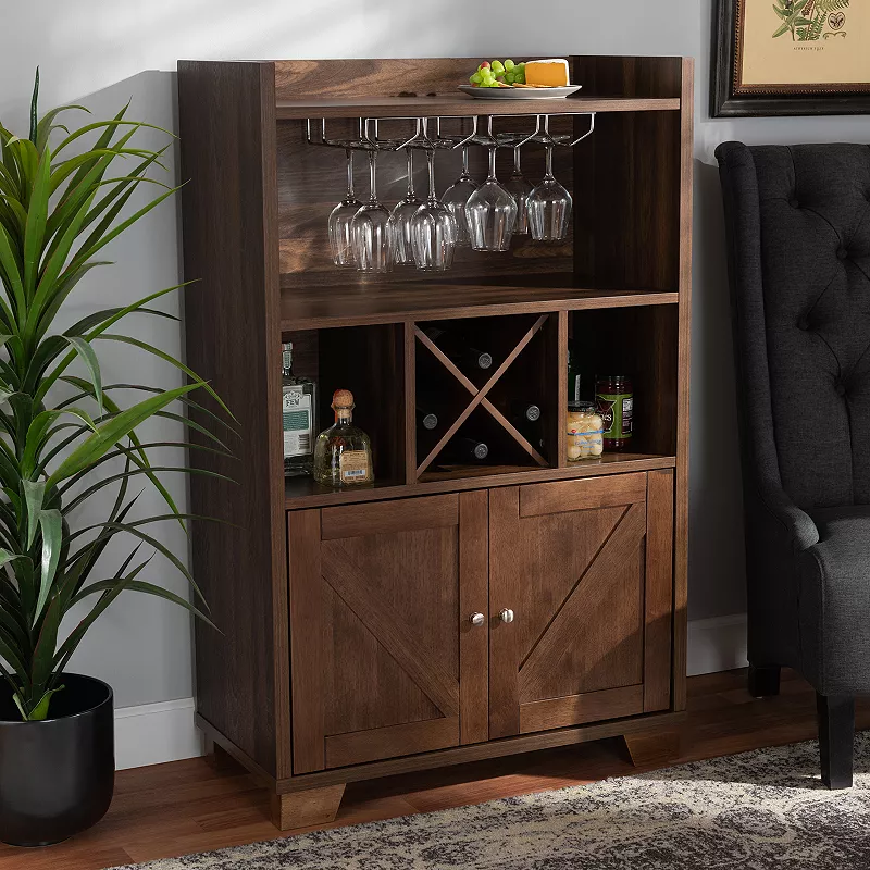 Baxton Studio Carrie Wine Storage Cabinet