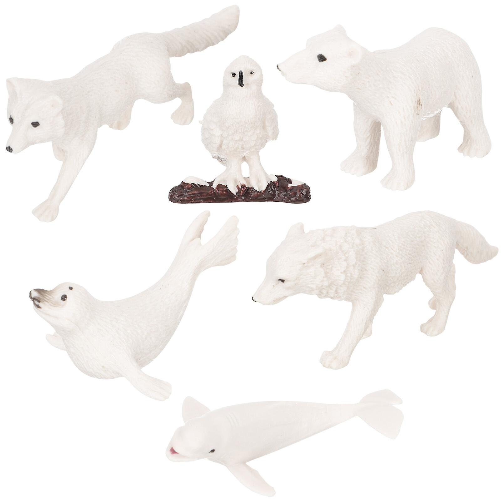 6pcs Animal Figurines Miniature Models Miniature Toys Kids Toys Animal Figurines For Kids