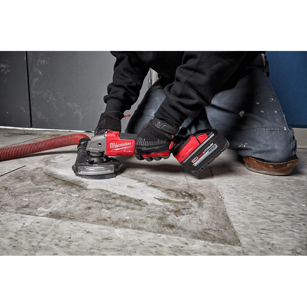 Milwaukee M18 FUEL 4 1/2 / 5 Braking Grinder with ONE KEY Paddle Switch No Lock Bare Tool ;