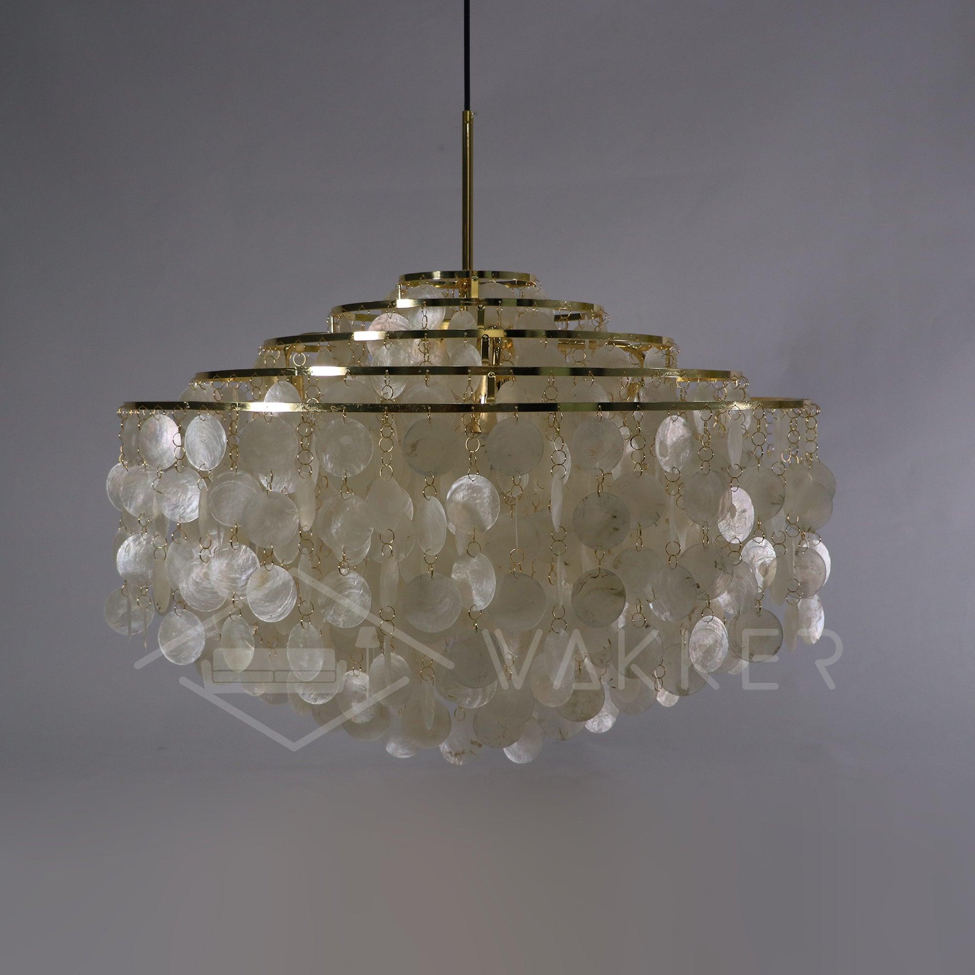 Round Shell Chandelier