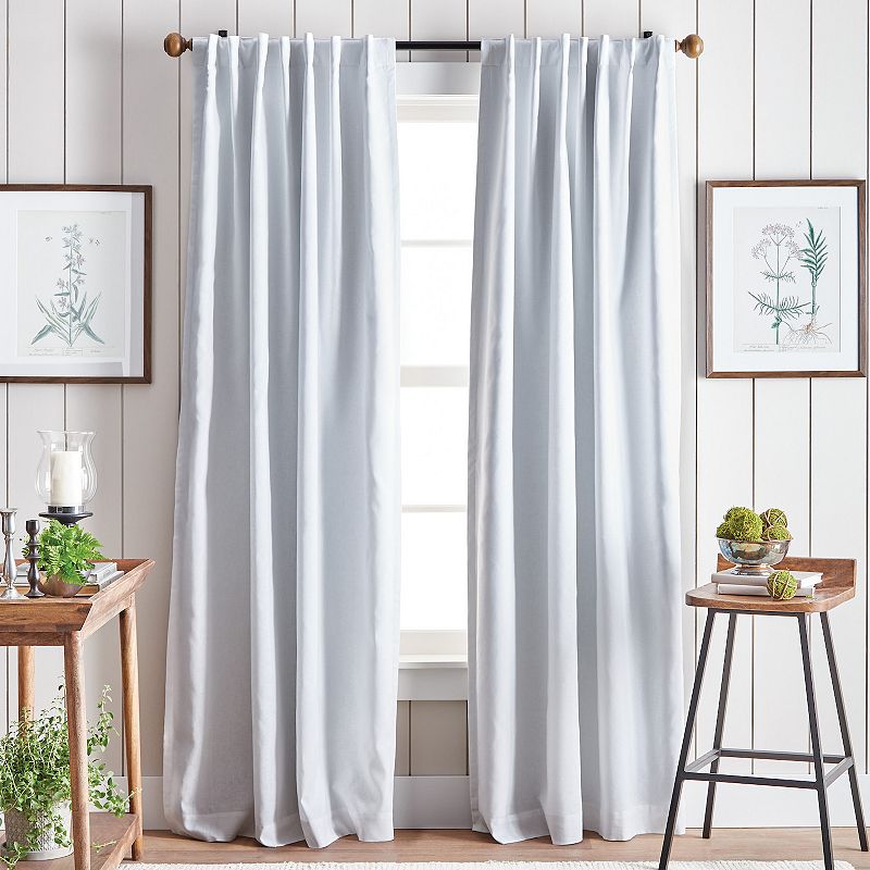 Martha Stewart Lido Backtab 2 Window Curtain Panels