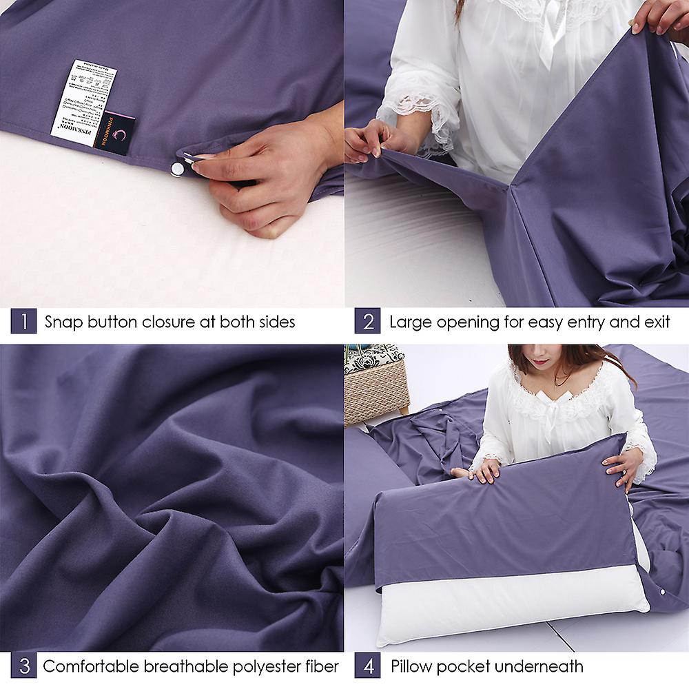 Lightweight Sleeping Bag Liner Sleeping Sack Outdoor Camping Hotel Travel Sheet