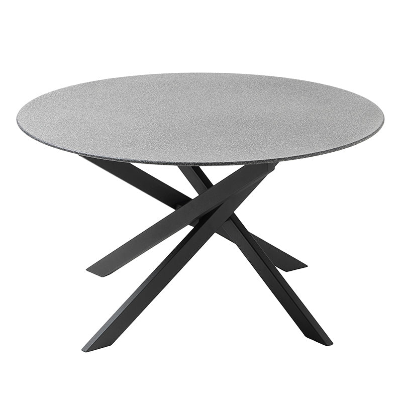 ROSARIO Round Dining Table 120cm - Stone Grey