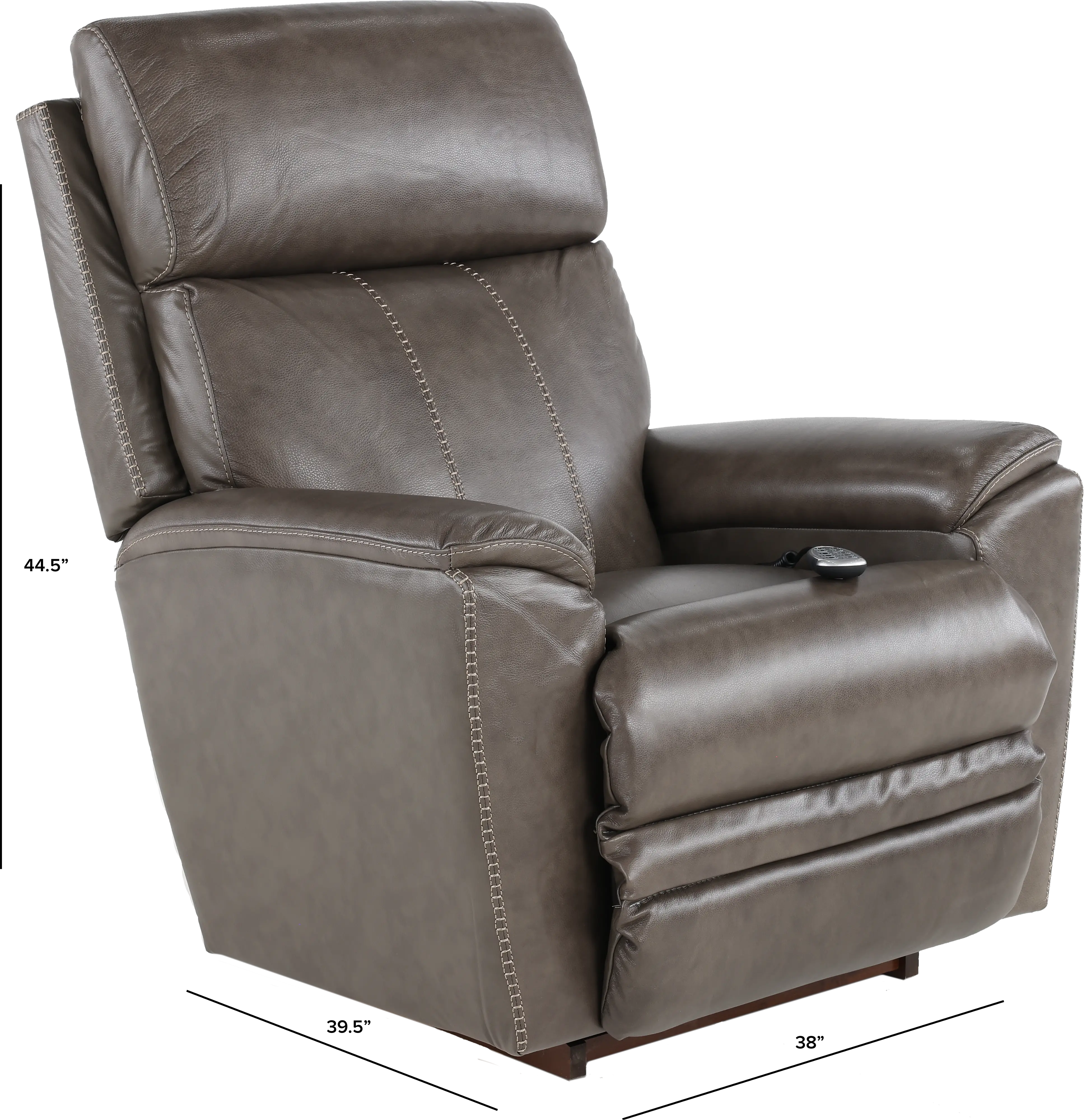 Talladega Gray Rocker Recliner with Massage and Heat