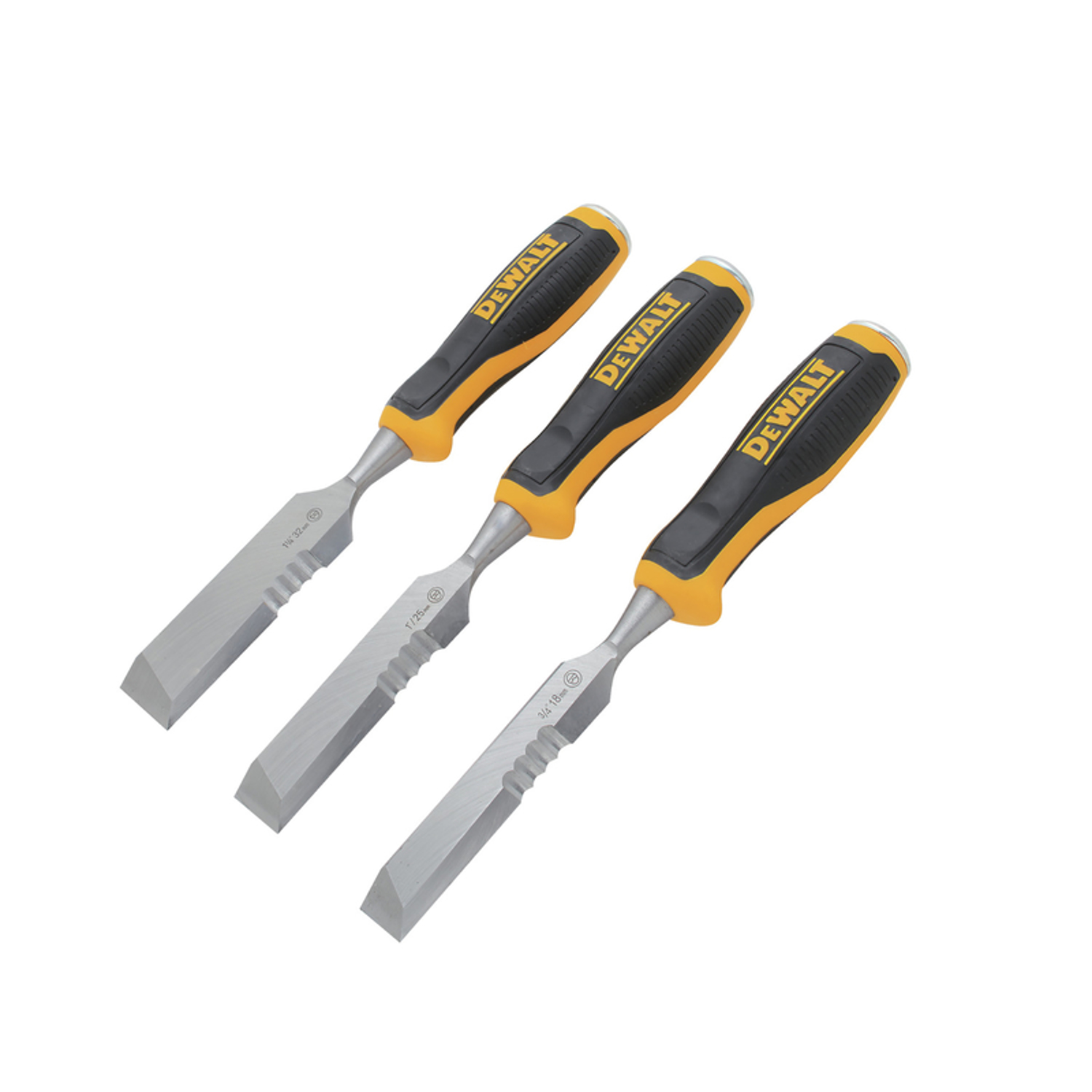 DW Side Strike Wood Chisel Set 3 pk