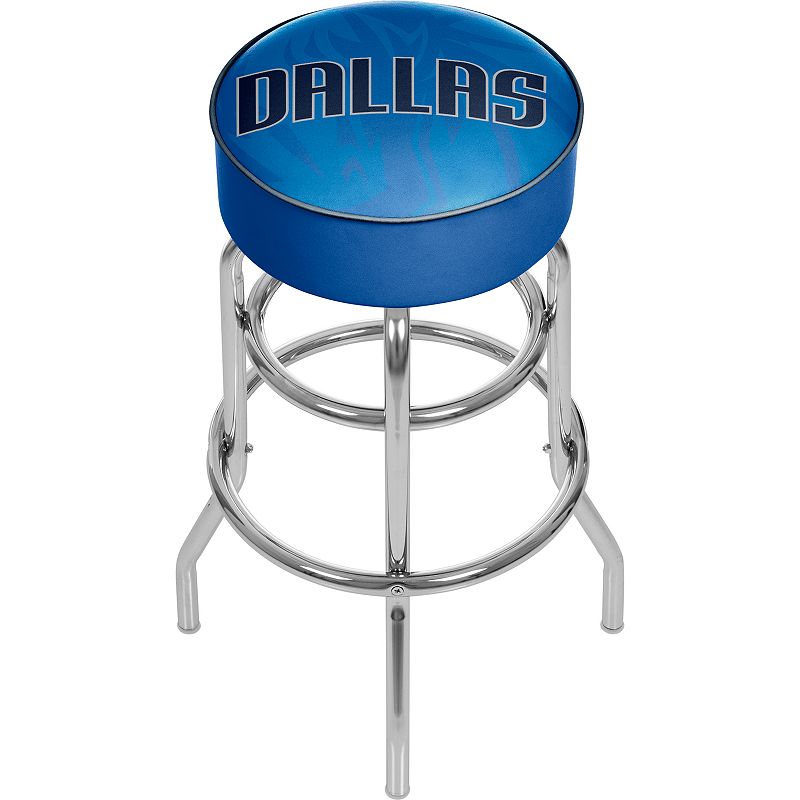 Dallas Mavericks Padded Swivel Bar Stool