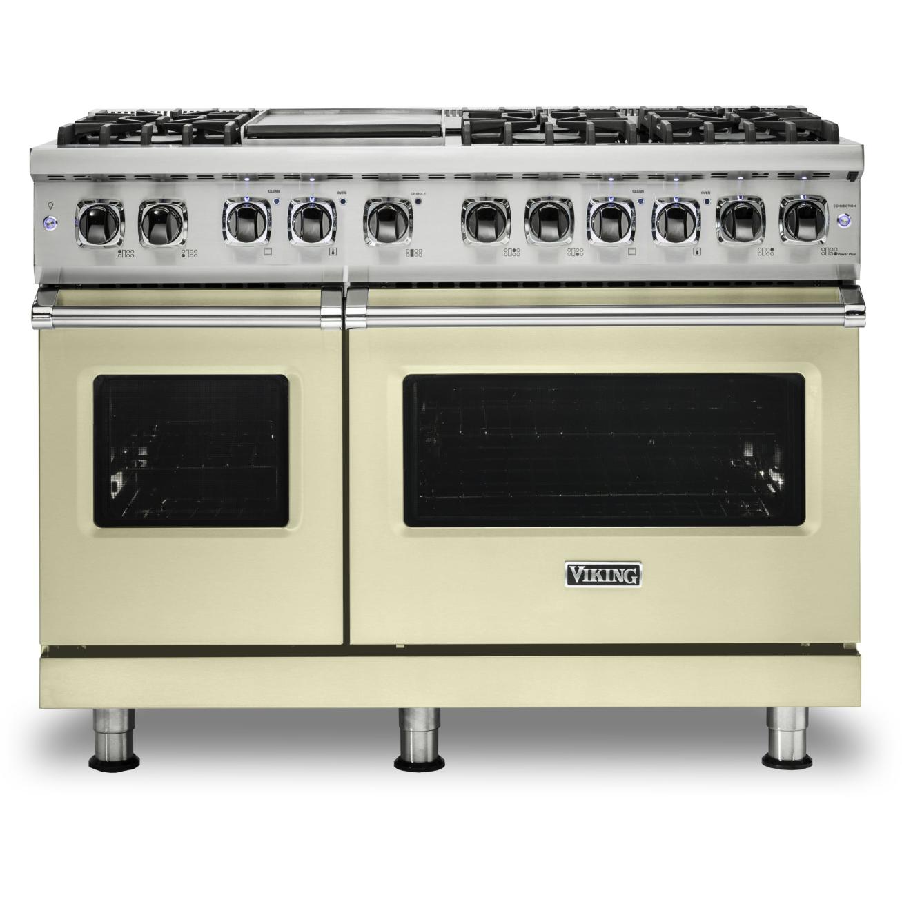 Viking 48-inch Freestanding Dual-Fuel Range with TruConvec Convection Cooking CVDR548-6GVC