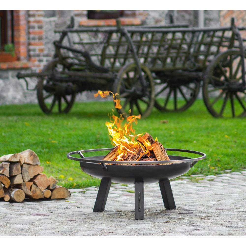 Good Directions Cook King 111265 Porto Fire Bowl 23.5 in. Dia Wood Burning Fire Pit 111265