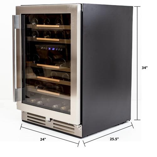 Avanti WCDE46R3S Elite Series Stainless Steel Wine Cooler