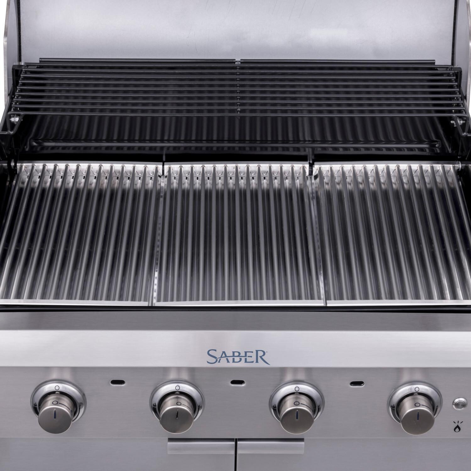 Saber Select 4-Burner 30-Inch Infrared Propane Gas Grill With Side Burner