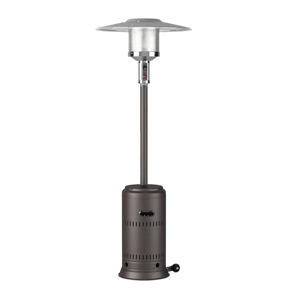 Fire Sense 46,000 BTU Performance Kaffee Steel Patio Heater 63713