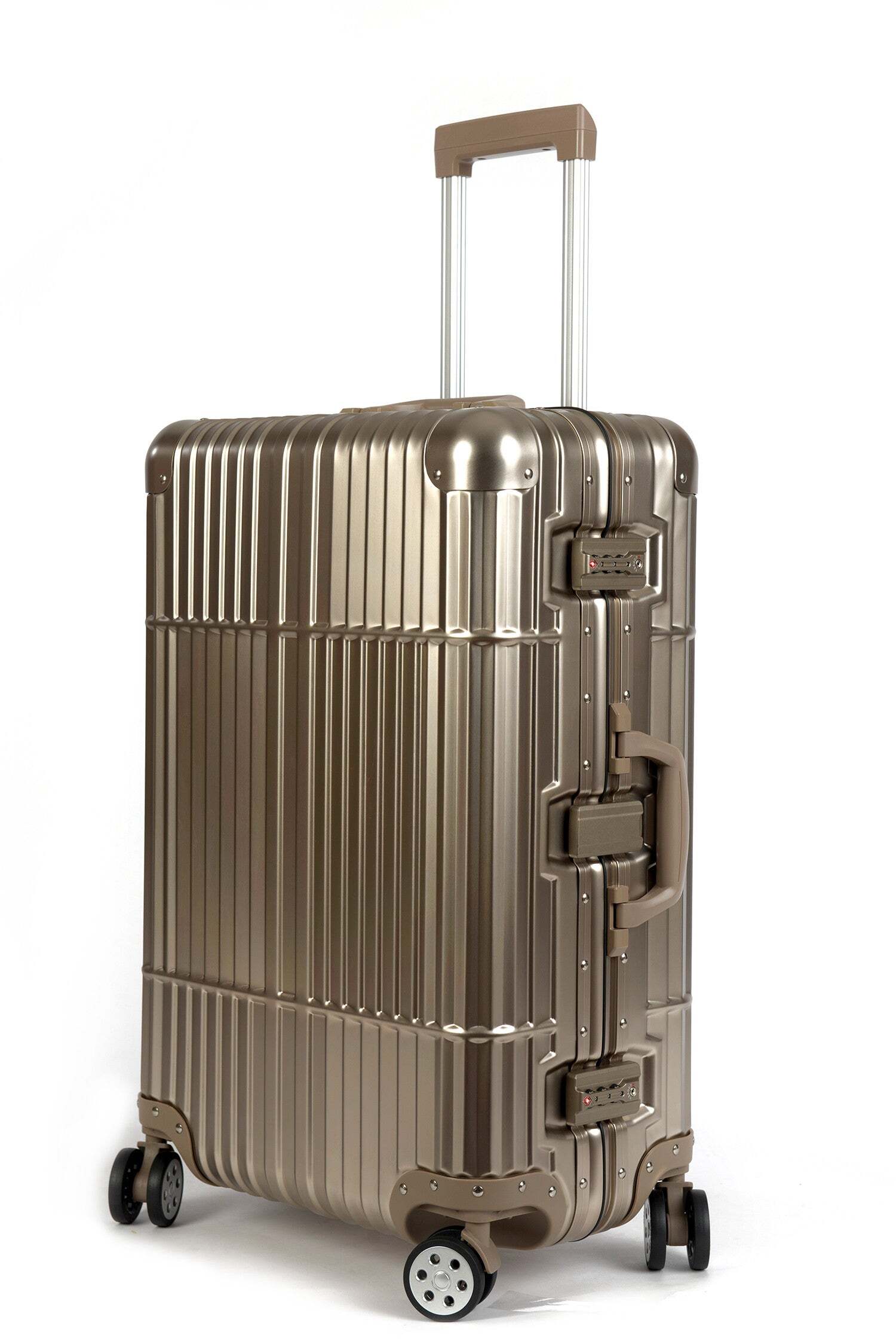 High-quality all-aluminum fuselage carry-on luggage