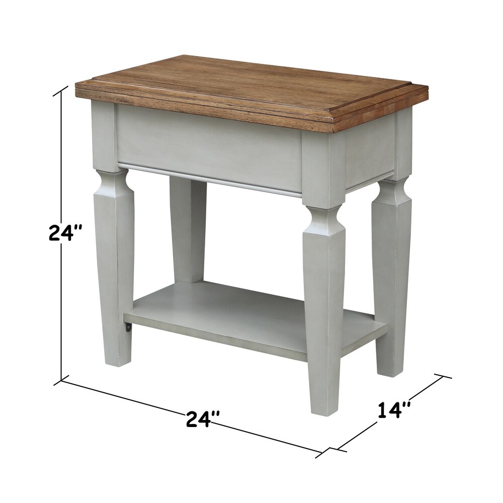 Solid Wood Vista Side Table