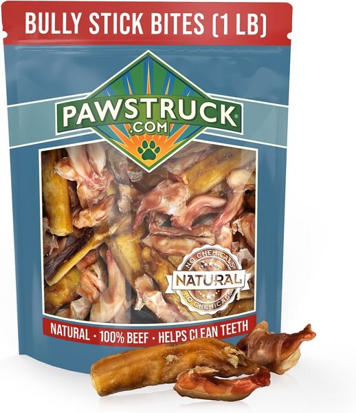 Pawstruck Bully Stick Bites Dog Treats