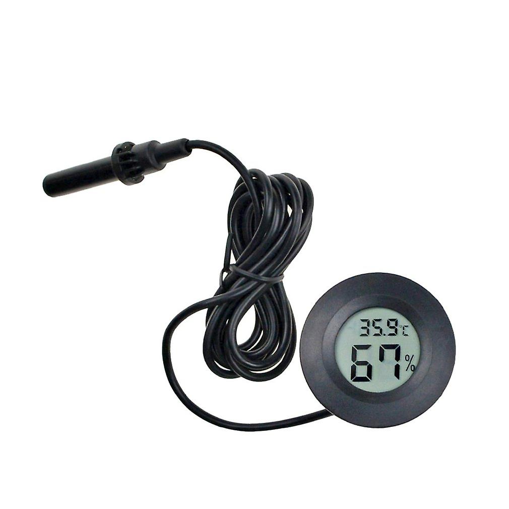 Digital Thermometer Hygrometer Meter For Reptile Turtle Terrarium Aquarium Tank Accessories Temperature Humidity