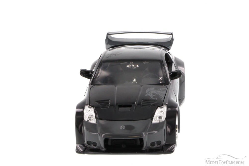 Jada Toys Black D.K.'s Nissan 350Z Fast and Furious Diecast Car Play Vehicle