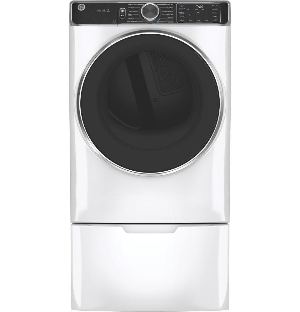 Ge Appliances GFD85ESSNWW Ge® 7.8 Cu. Ft. Capacity Smart Front Load Electric Dryer With Steam And Sanitize Cycle