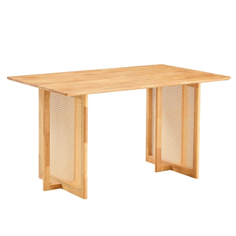 Mid Century Dining Table  Rural Retro MDF Dining Table Kitchen Table Office Table for Dining Room  Living Room and Office