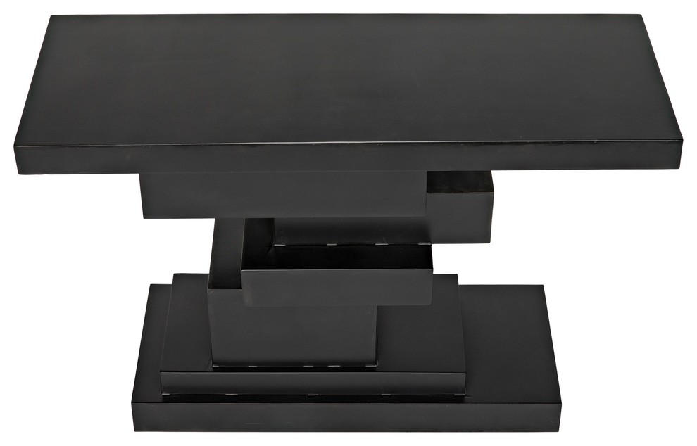 NOIR Furniture  Platoon Console  Black Metal   Contemporary   Console Tables   by HedgeApple  Houzz