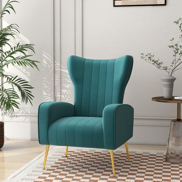 Upholstered Wingback Accent Chair