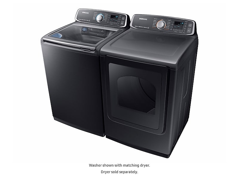 Samsung WA52M7750AV 5.2 Cu. Ft. Activewash™ Top Load Washer In Black Stainless Steel