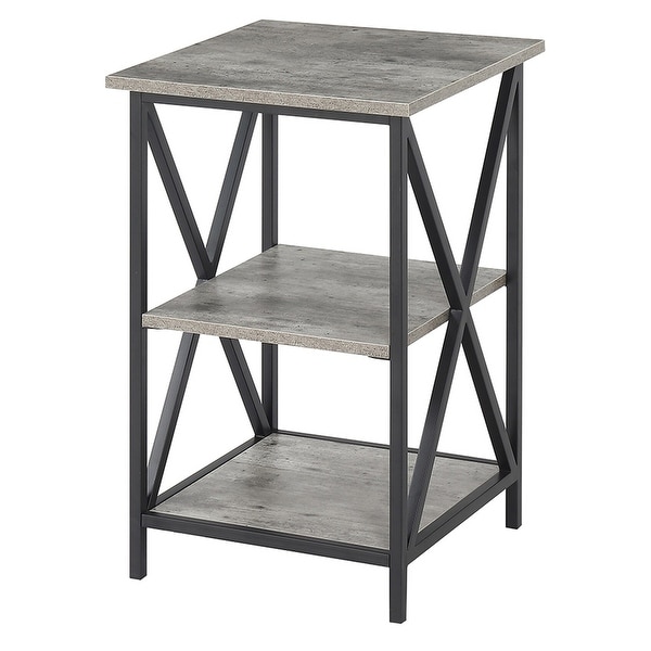 Carbon Loft Ehrlich 3 Tier End Table with Shelves