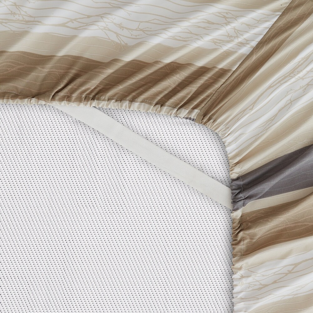 Nestl Printed Sheet Set   Ultra Soft Deep Pocket Bed Sheets