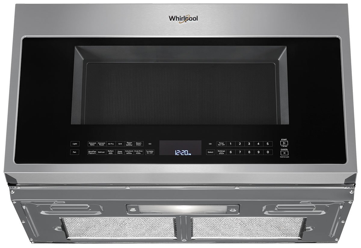 Whirlpool 1.9 Cu. Ft. Fingerprint Resistant Stainless Steel Over-the-Range Microwave With Air Fry Mode